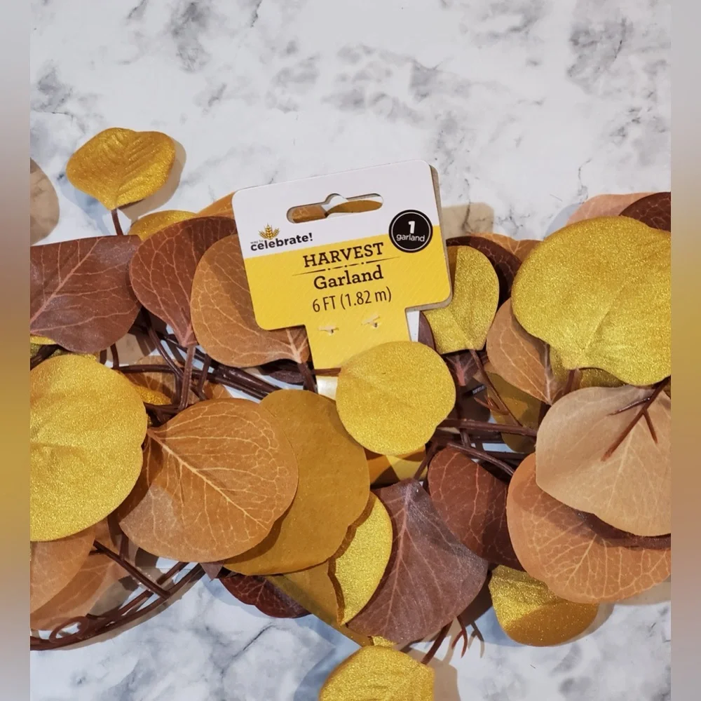 Way To Celebrate! Harvest Garland 6ft Set Of 14